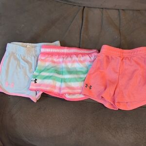 Under Armour Kids' Shorts - Light Blue, Tie-Dye, Pink